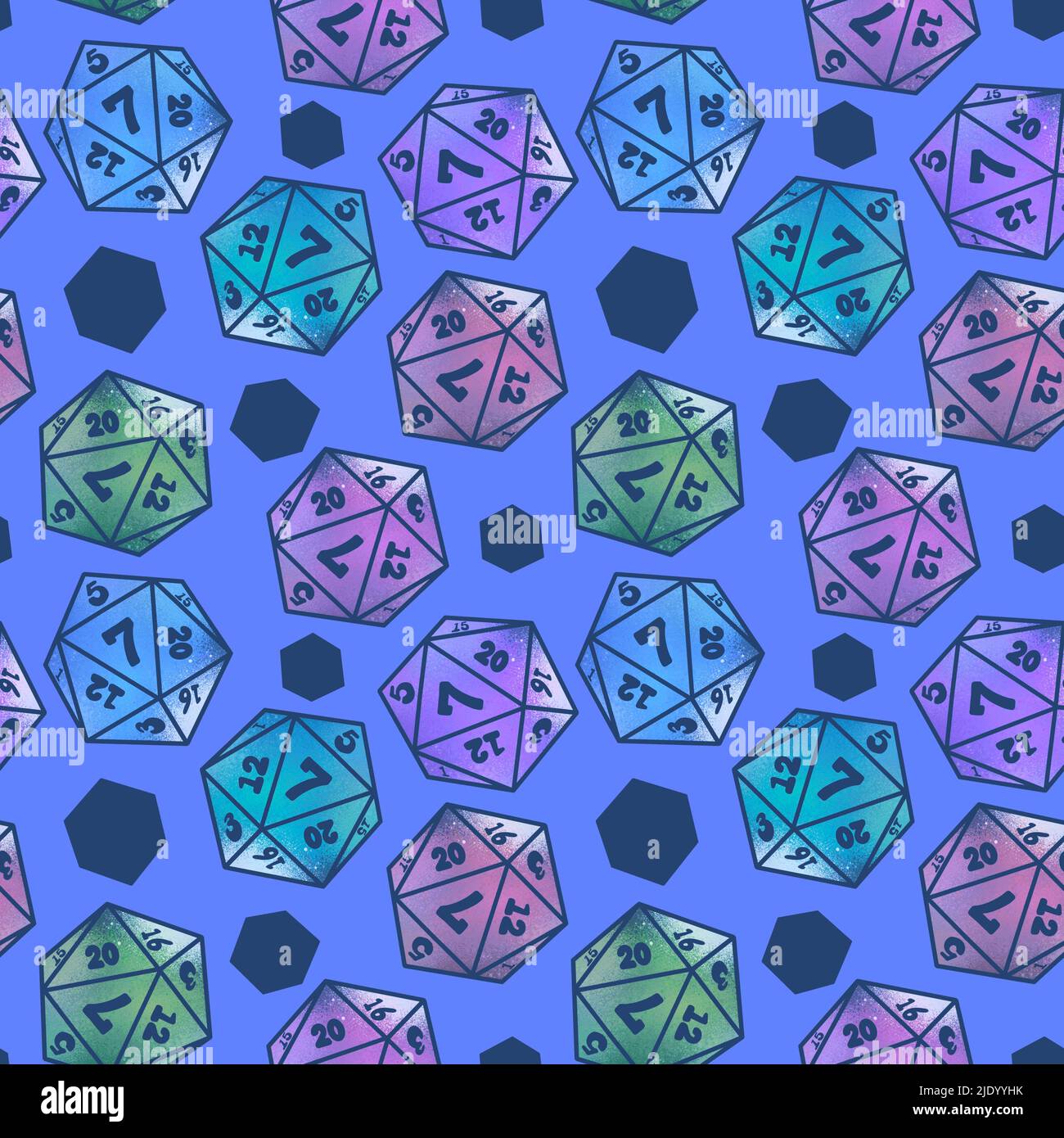 Kids seamless dice pattern for games and cards and fabrics and wrapping ...