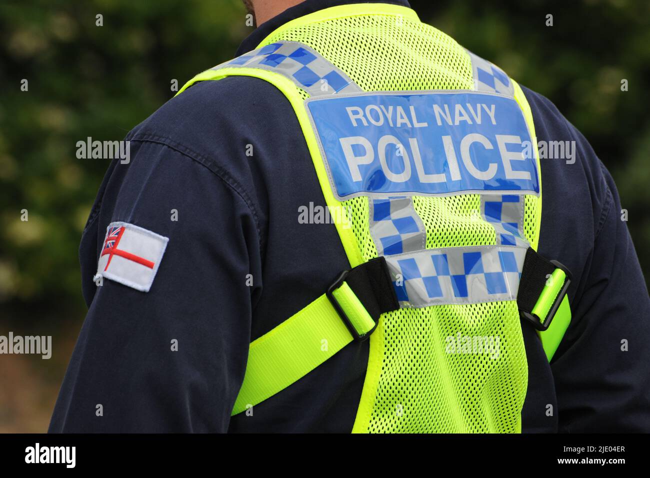 Royal Navy police regulator Stock Photo