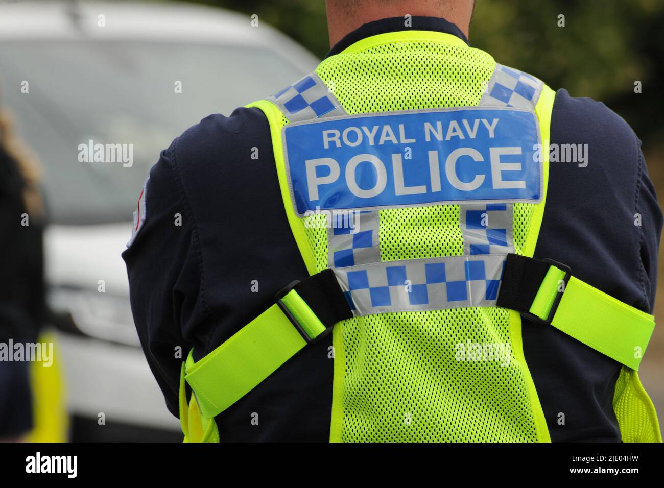 Royal Navy police regulator Stock Photo