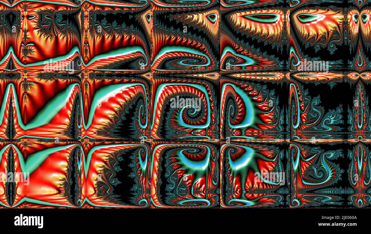 Abstract Computer generated Fractal design. A fractal is a never-ending ...