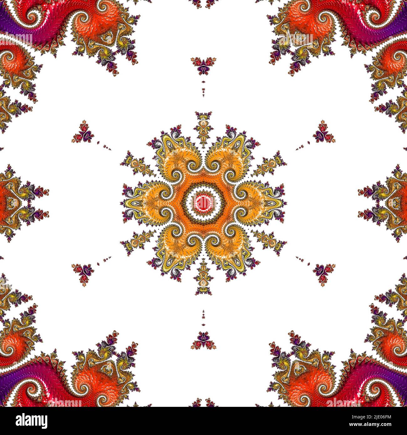 Abstract Computer generated Fractal design. A fractal is a never-ending ...
