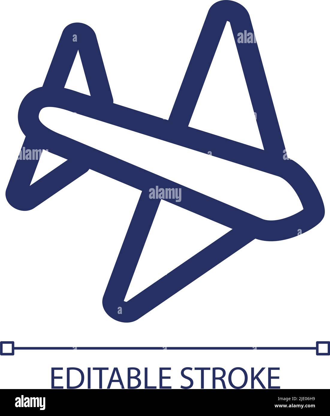 Aircraft delivery linear ui icon Stock Vector Image & Art - Alamy