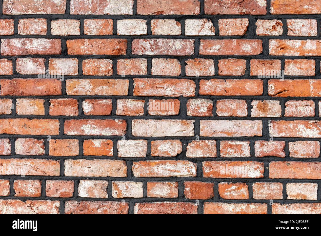 texture of red brick wall Stock Photo