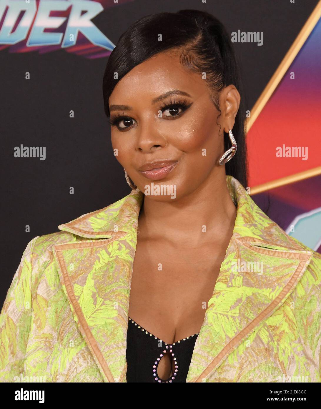 California, US, 23/06/2022, Vanessa Simmons arrives at Marvel Studios