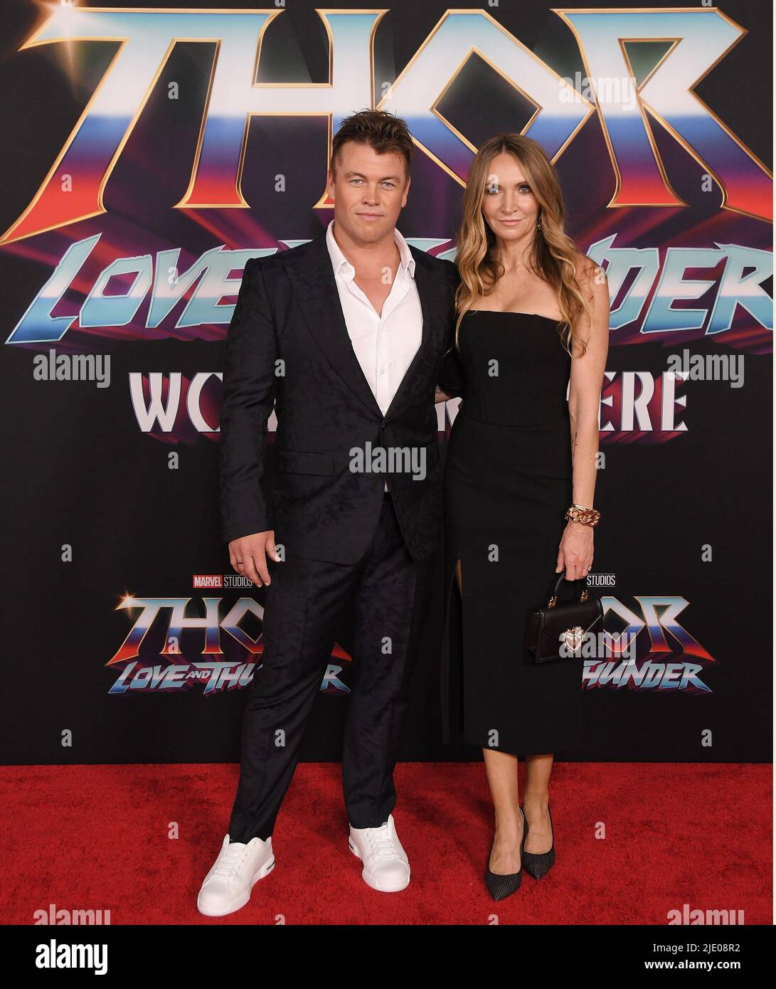 Los Angeles, USA. 23rd June, 2022. (L-R) Luke Hemsworth and Samantha