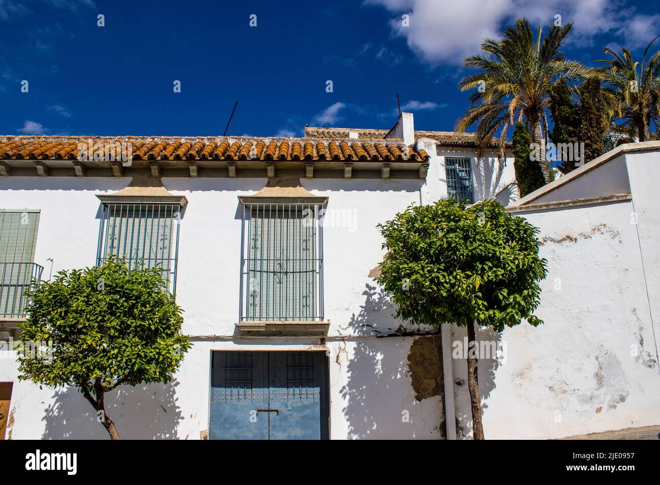Carmona, Spain June 23, 2022 Cityscape of Carmona town called The