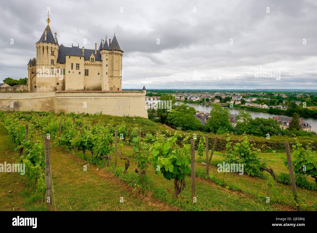 Chateau de saumur castle moat hi-res stock photography and images - Alamy