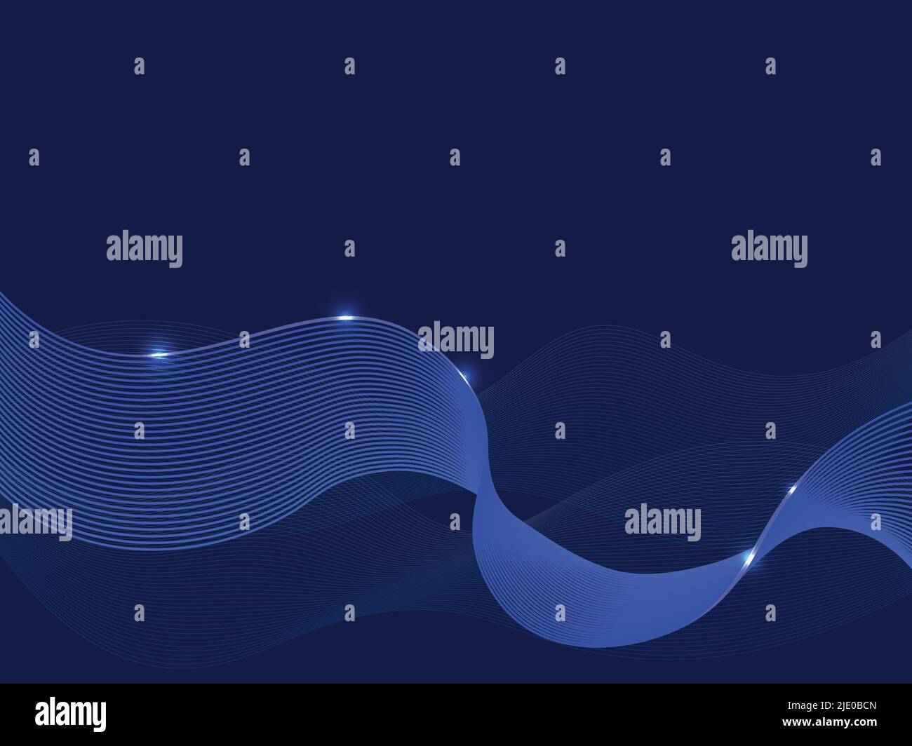 Abstract Wavy Lines Motion Background In Blue Color Stock Vector Image ...