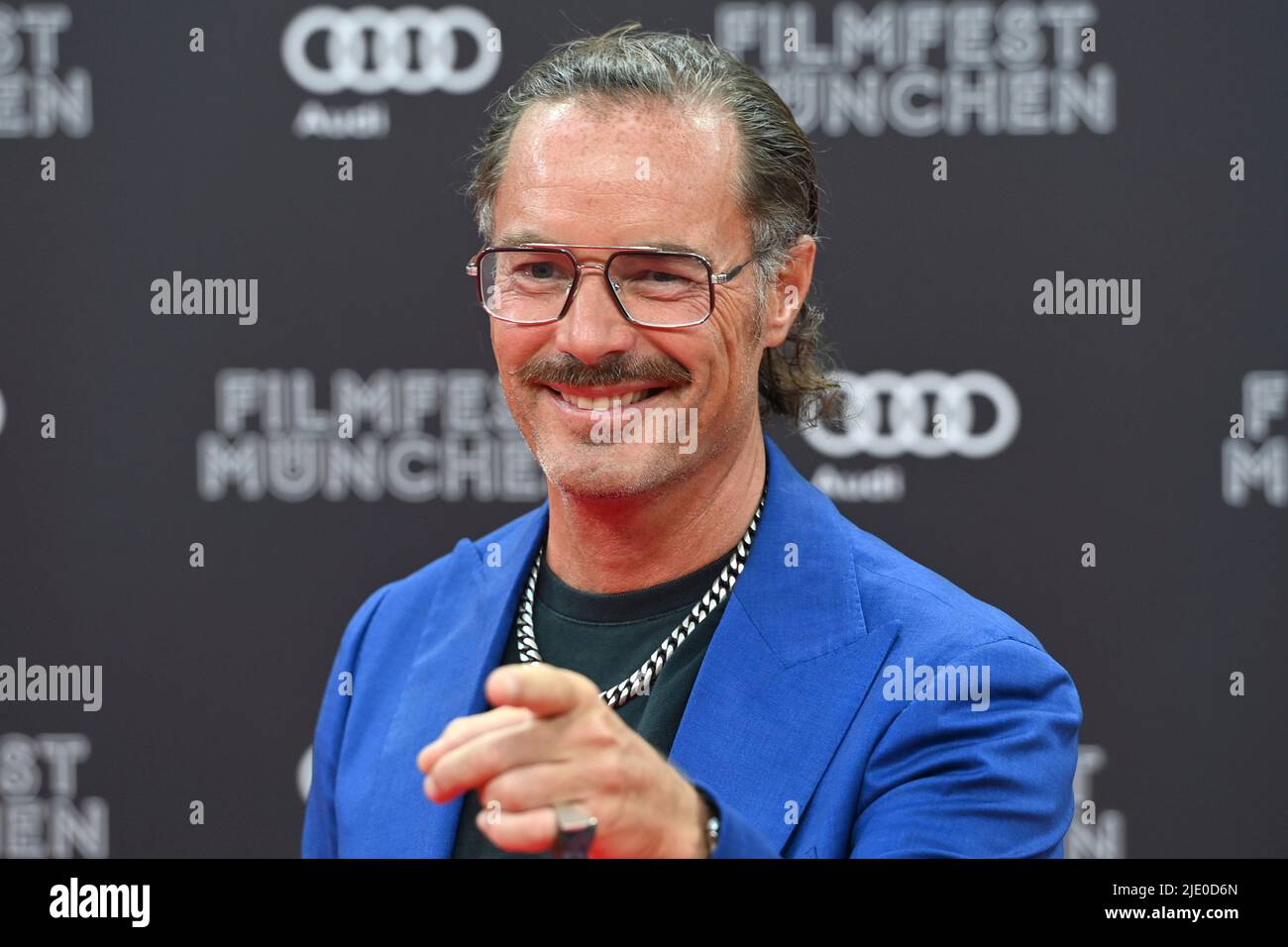 Munich, Deutschland. 23rd June, 2022. John FRIEDMANN (actor) single ...