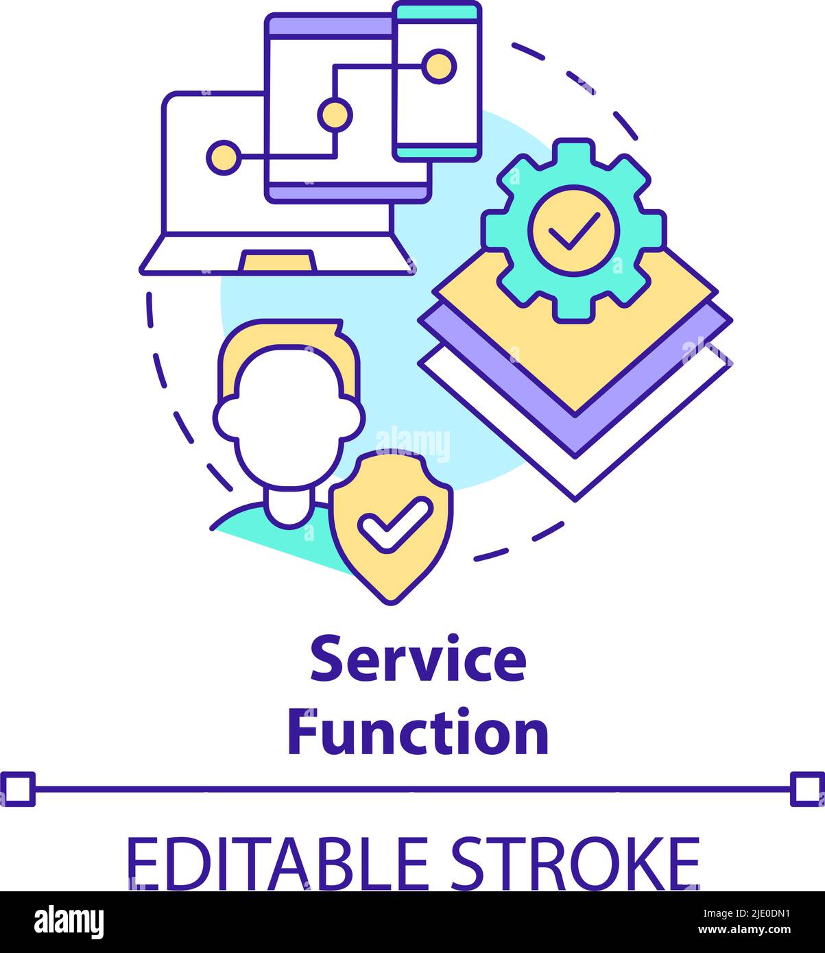 Service function concept icon Stock Vector Image & Art - Alamy