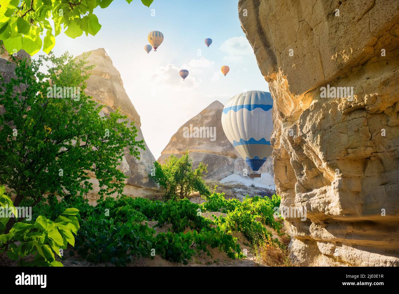 Love valley in Goreme national park. Cappadocia, Turkey Stock Photo