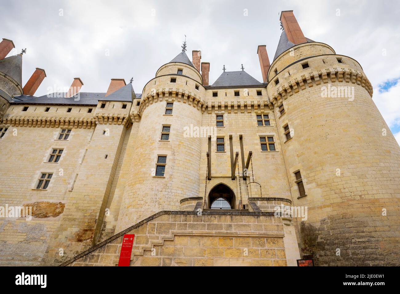 Château de Langeais, 15th-century fashionably elegant  Gothic castle. Indre-et-Loire, France. Stock Photo