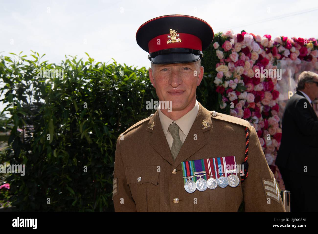 Ascot, Berkshire, UK. 17th June, 2022. It was Armed Forces Day today at