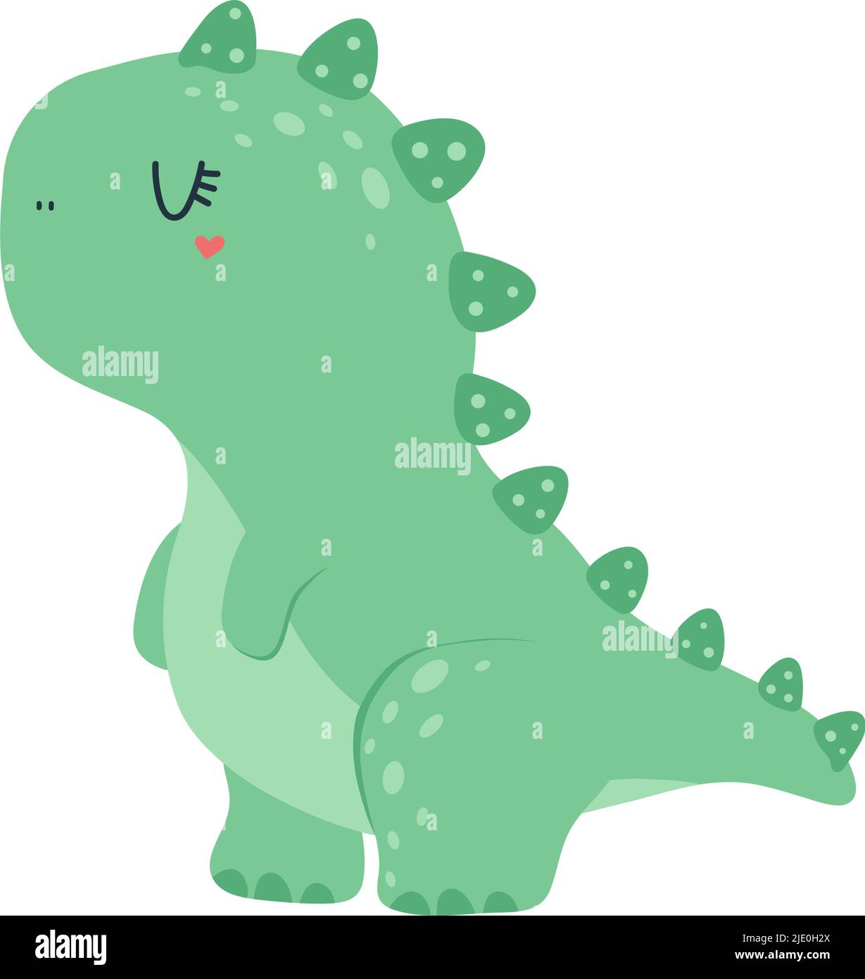 Cute cartoon t-rex stock vector. Illustration of predator - 78280380