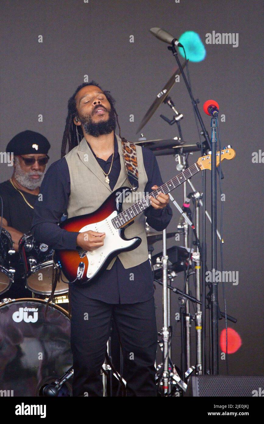 Ziggy marley glastonbury 2022 hi-res stock photography and images - Alamy