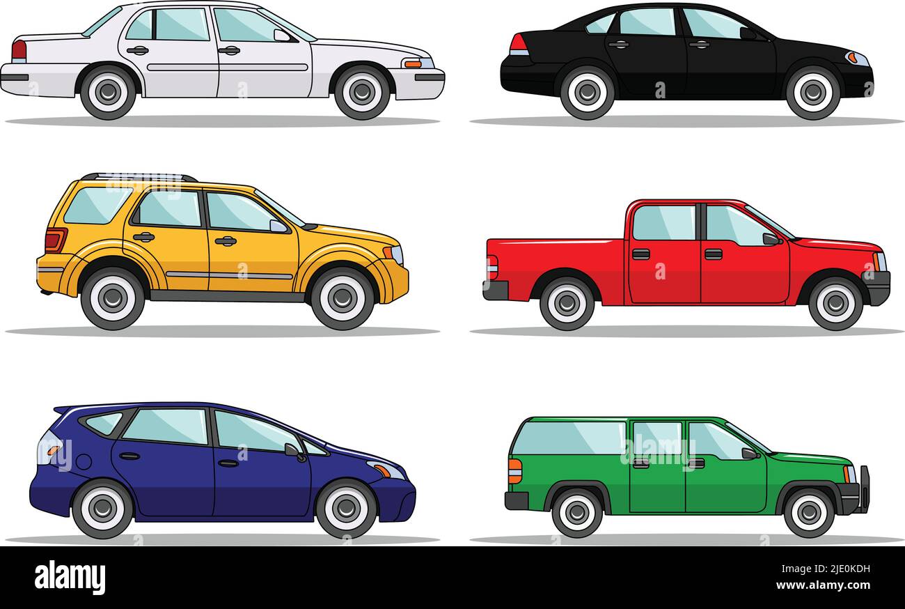 Colored cars hi-res stock photography and images - Alamy