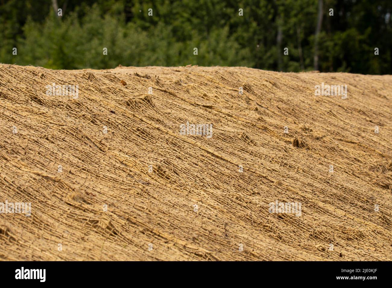 jute geotextile, material for covering embankments during construction