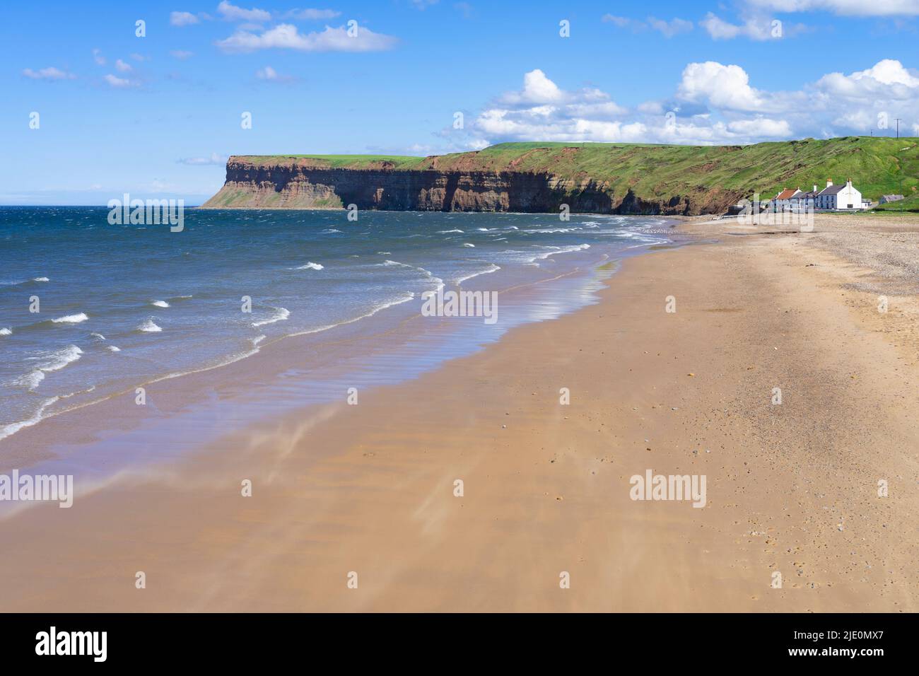 Yorkshire England saltburn by the sea England Rocky beach coast and