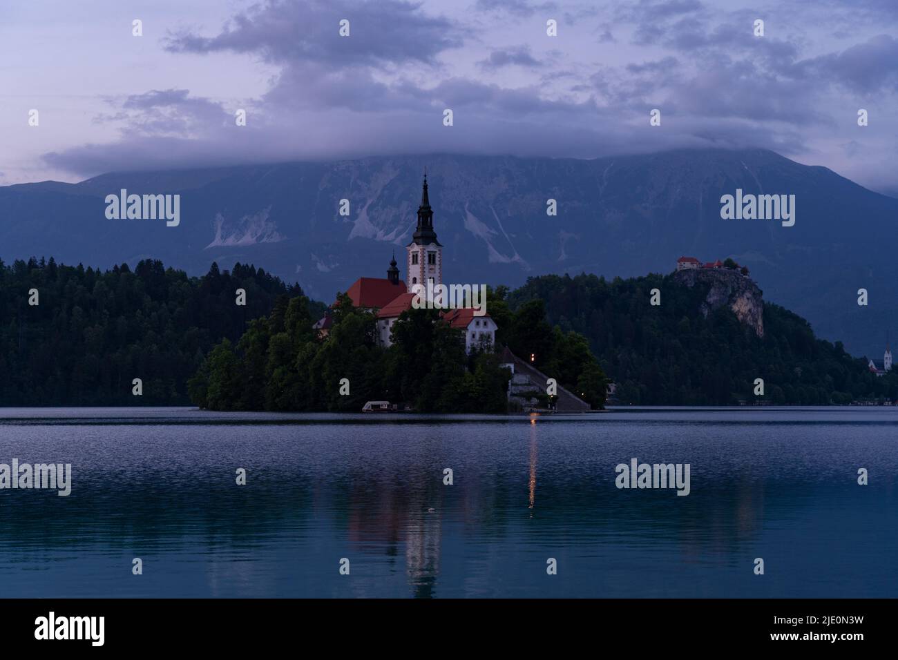 Lake Bled in Slovenia Stock Photo