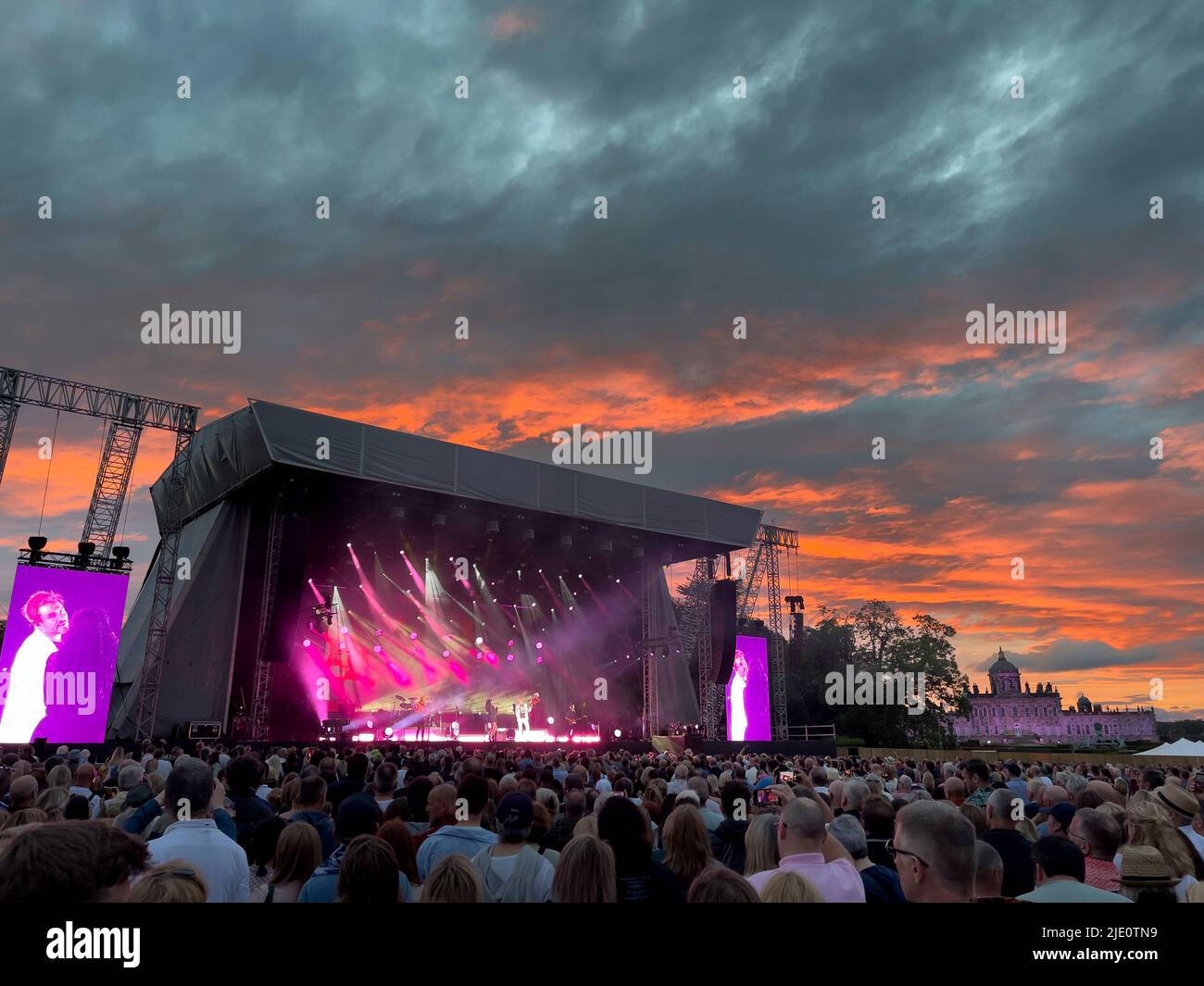 Duran Duran concert at Castle Howard Stock Photo Alamy