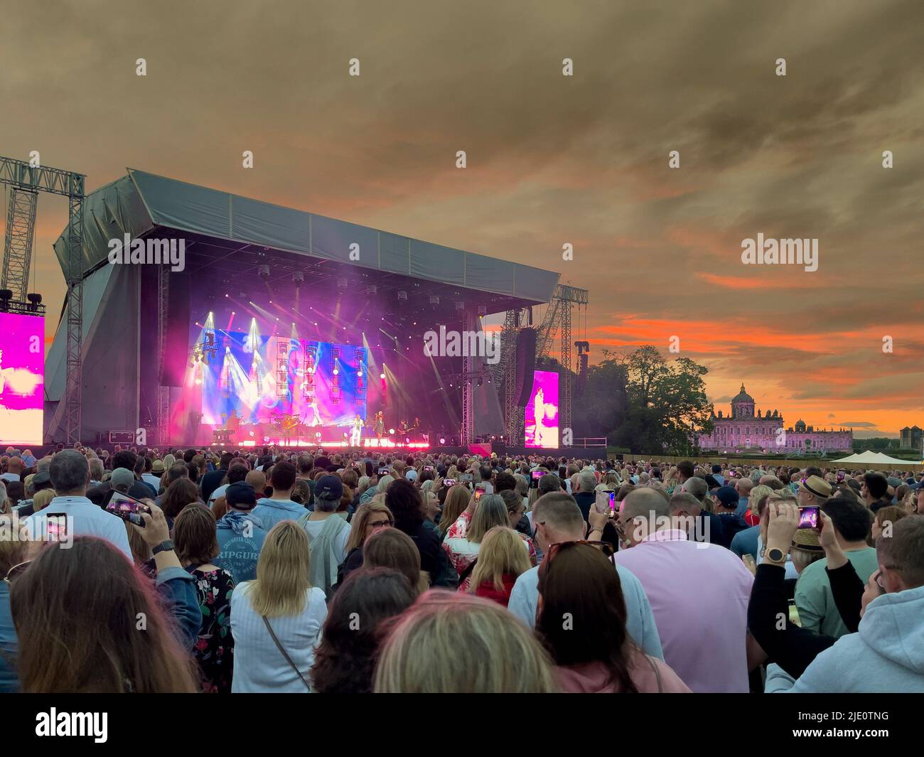 Duran Duran concert at Castle Howard Stock Photo Alamy