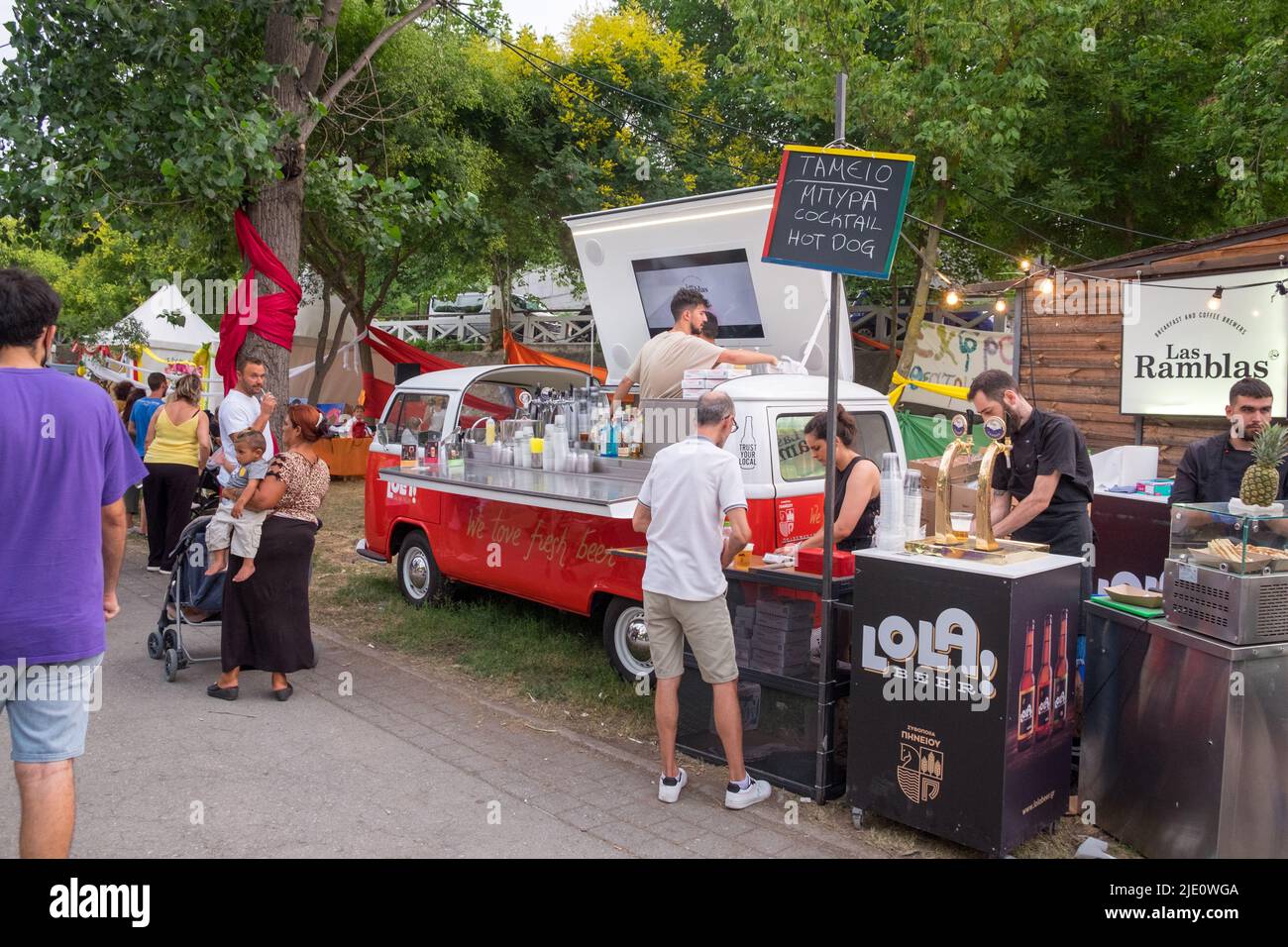 Van sidewalk truck hi-res stock photography and images - Alamy