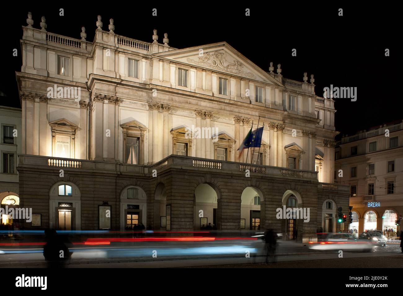 Milan, Teatro alla Scala. Stock Photo