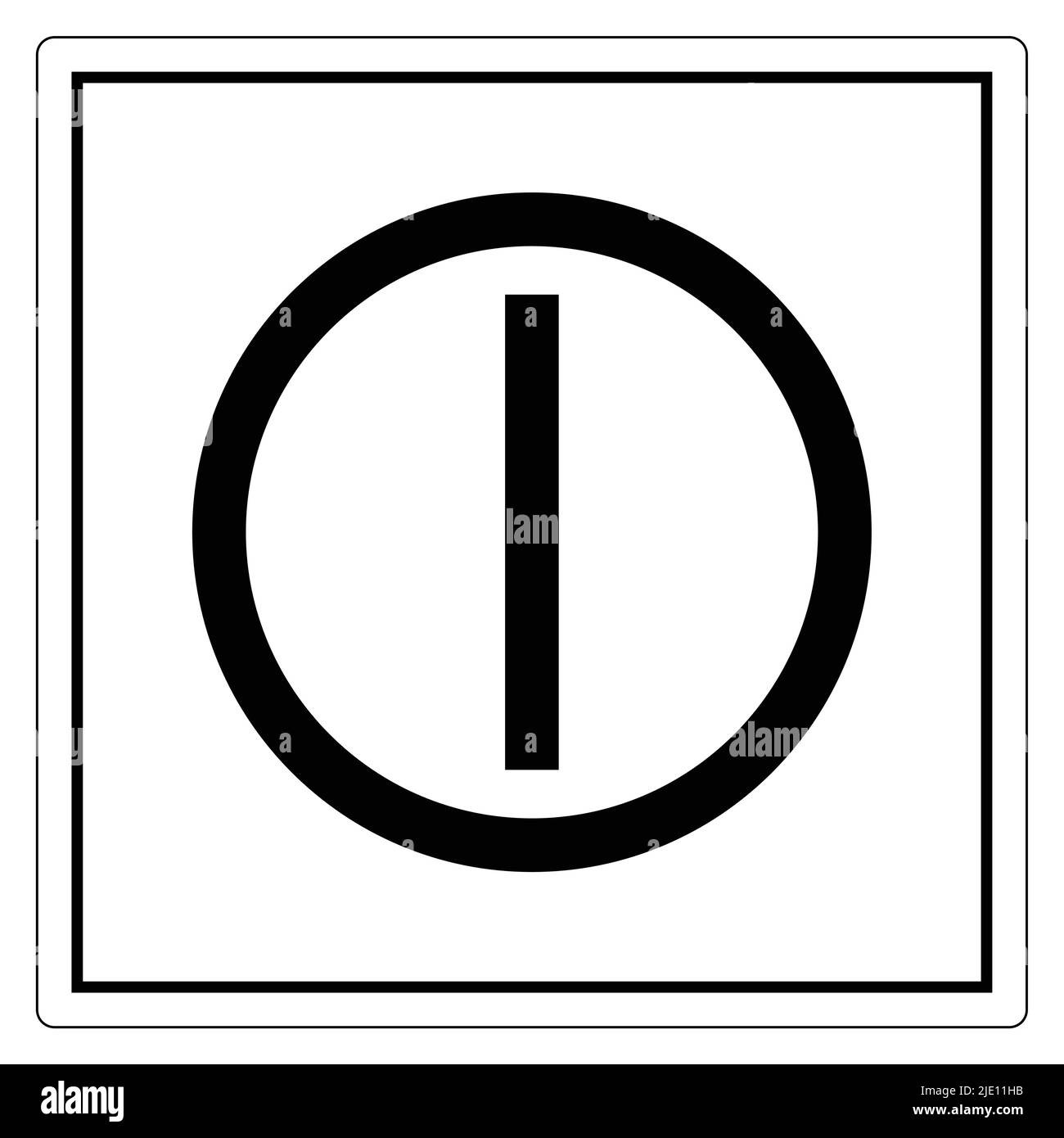 On Off Push-Button Symbol Sign Isolate On White Background,Vector Illustration EPS.10 Stock Vector