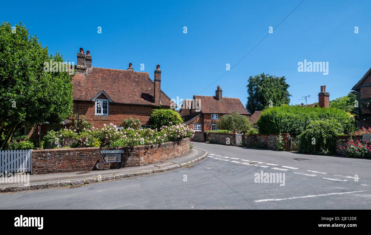 East Clandon, a Surrey village, England, UK Stock Photo Alamy