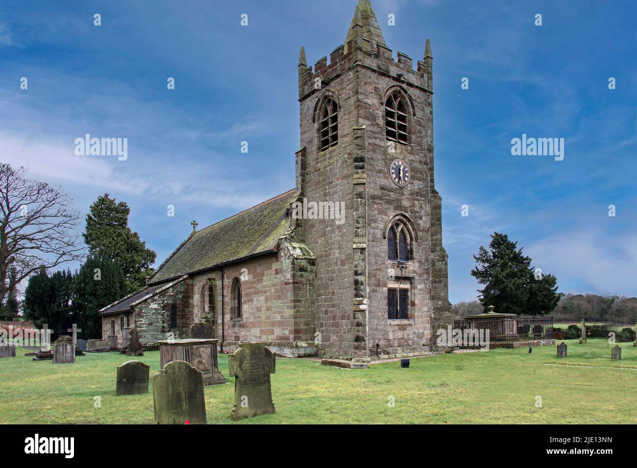 St James church Acton Trussel Staffordshire Stock Photo