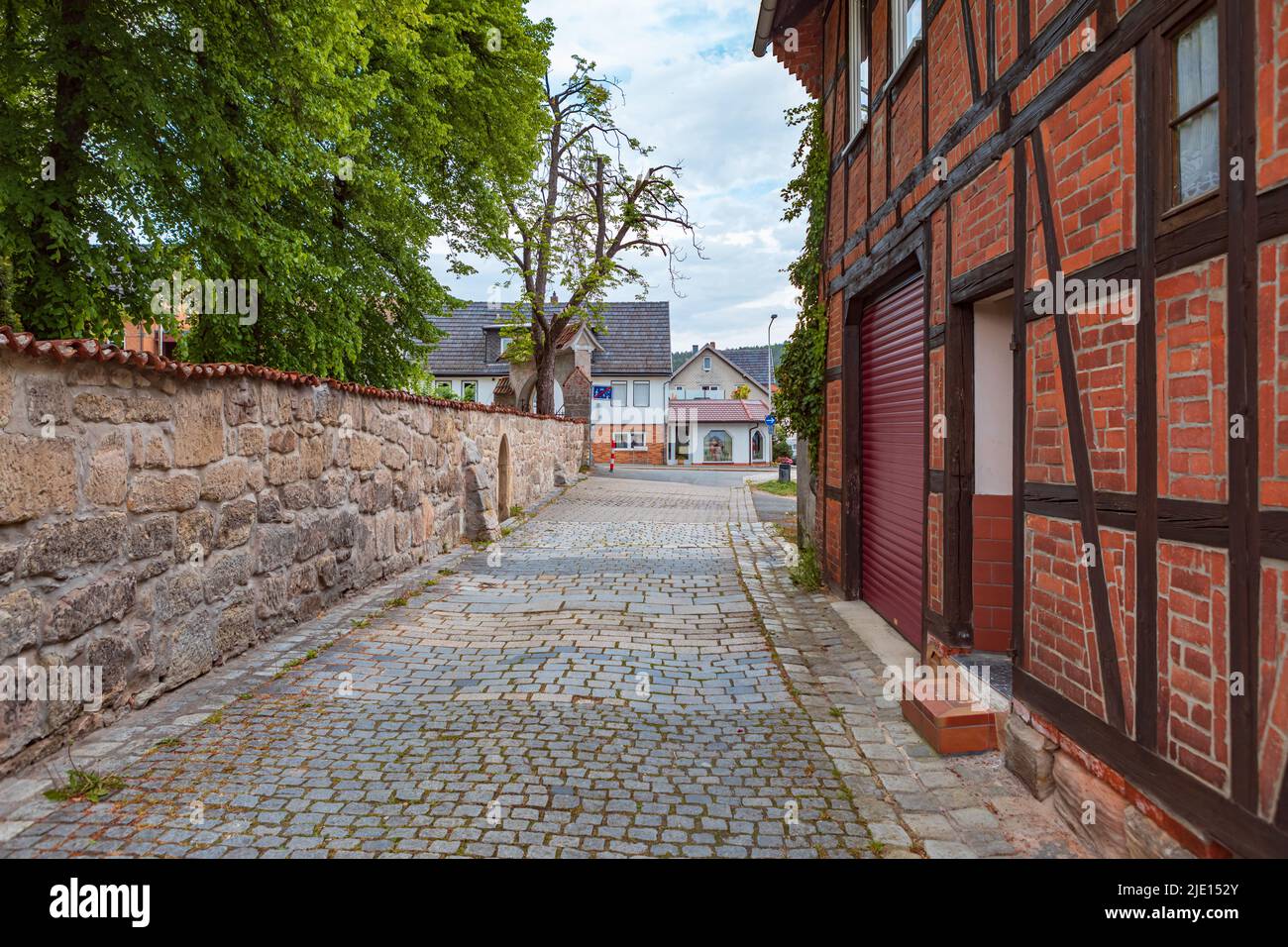 NEUSTADT BEI COBURG, BAVARIA, GERMANY - CIRCA MAY, 2022: The cityscape of Neustadt bei Coburg town, Germany. Stock Photo