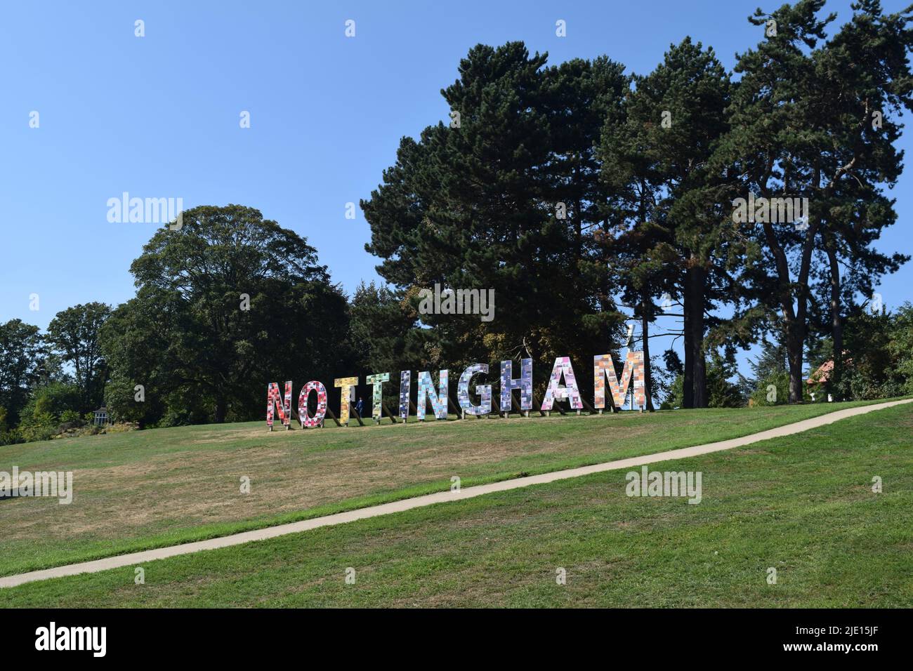 Nottingham Sign. University Park, Nottingham, UK Stock Photo Alamy