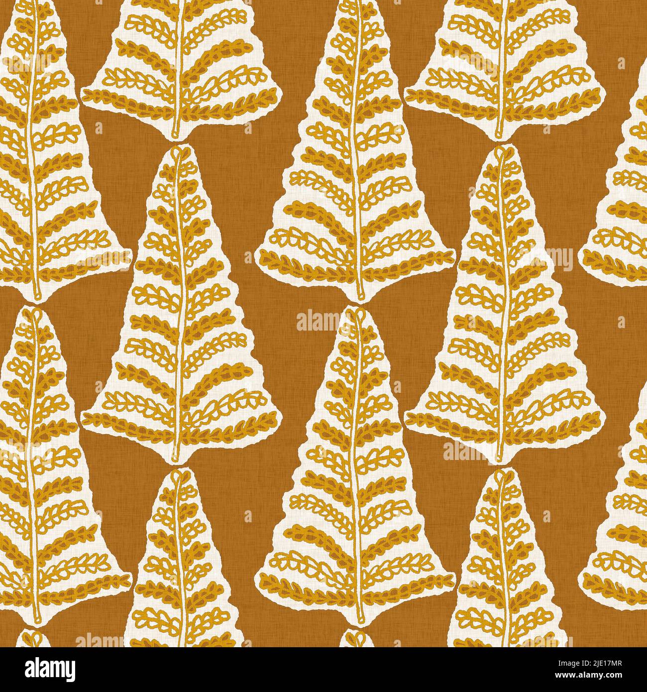 Gender neutral foliage leaf seamless raster background. Simple