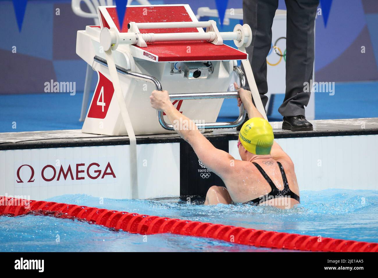 JULY 31st, 2021 TOKYO, JAPAN Emily Seebohm of Australia wins the