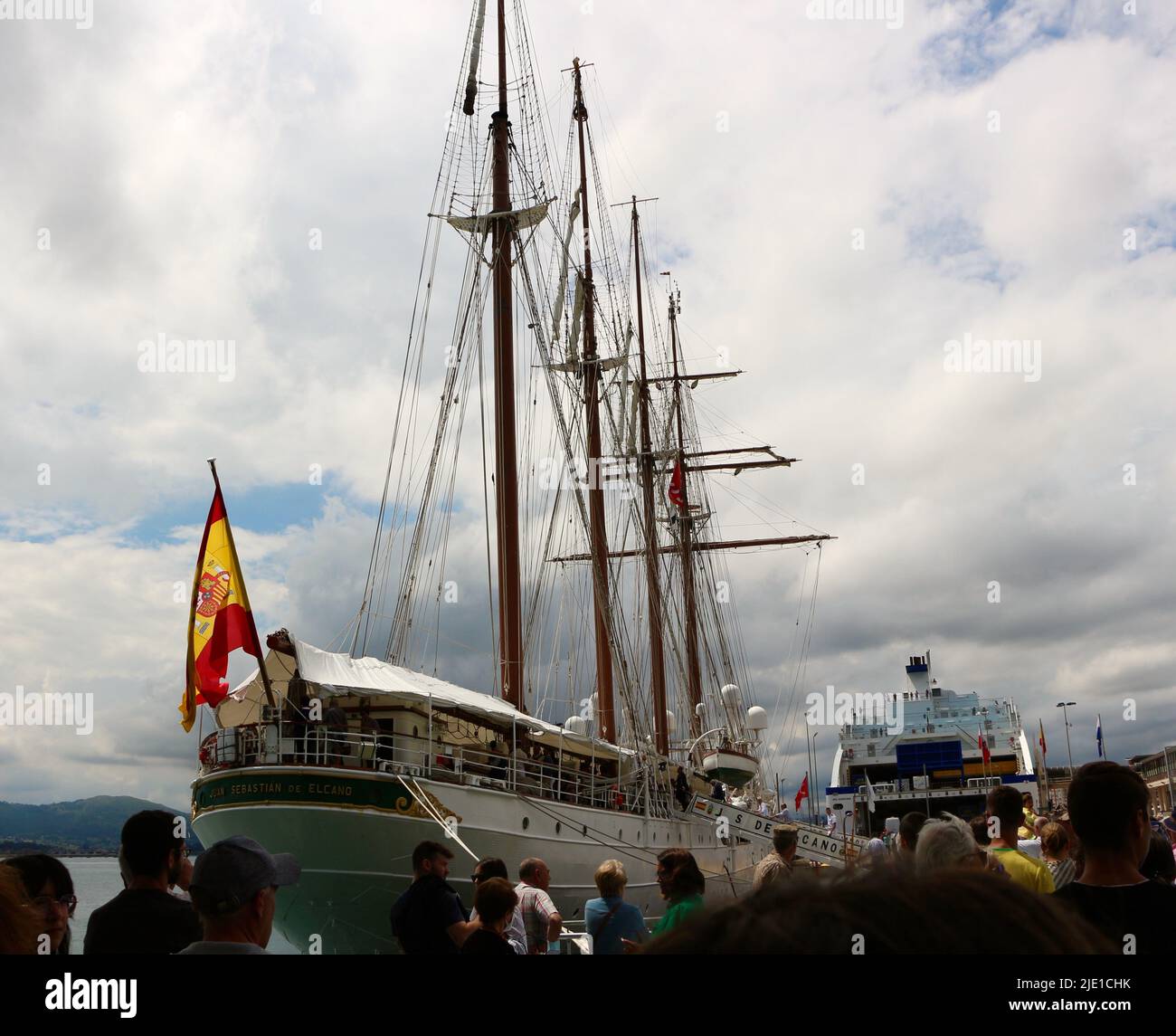Spanish Navy Training Ship JUAN SEBASTIÁN DE ELCANO of the Maritime 