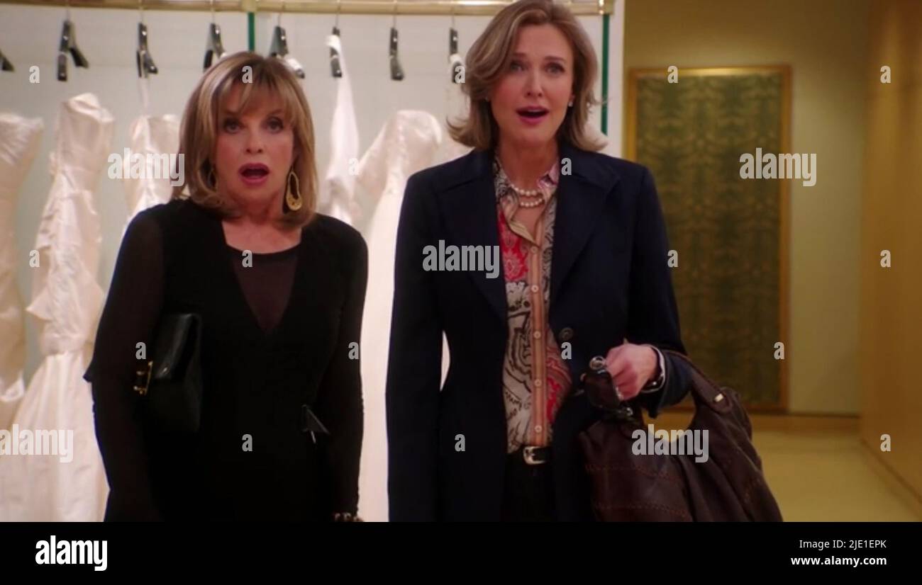 Los Angeles.CA.USA. Linda Gray as Sue Ellen Ewing and Branda Strong as ...