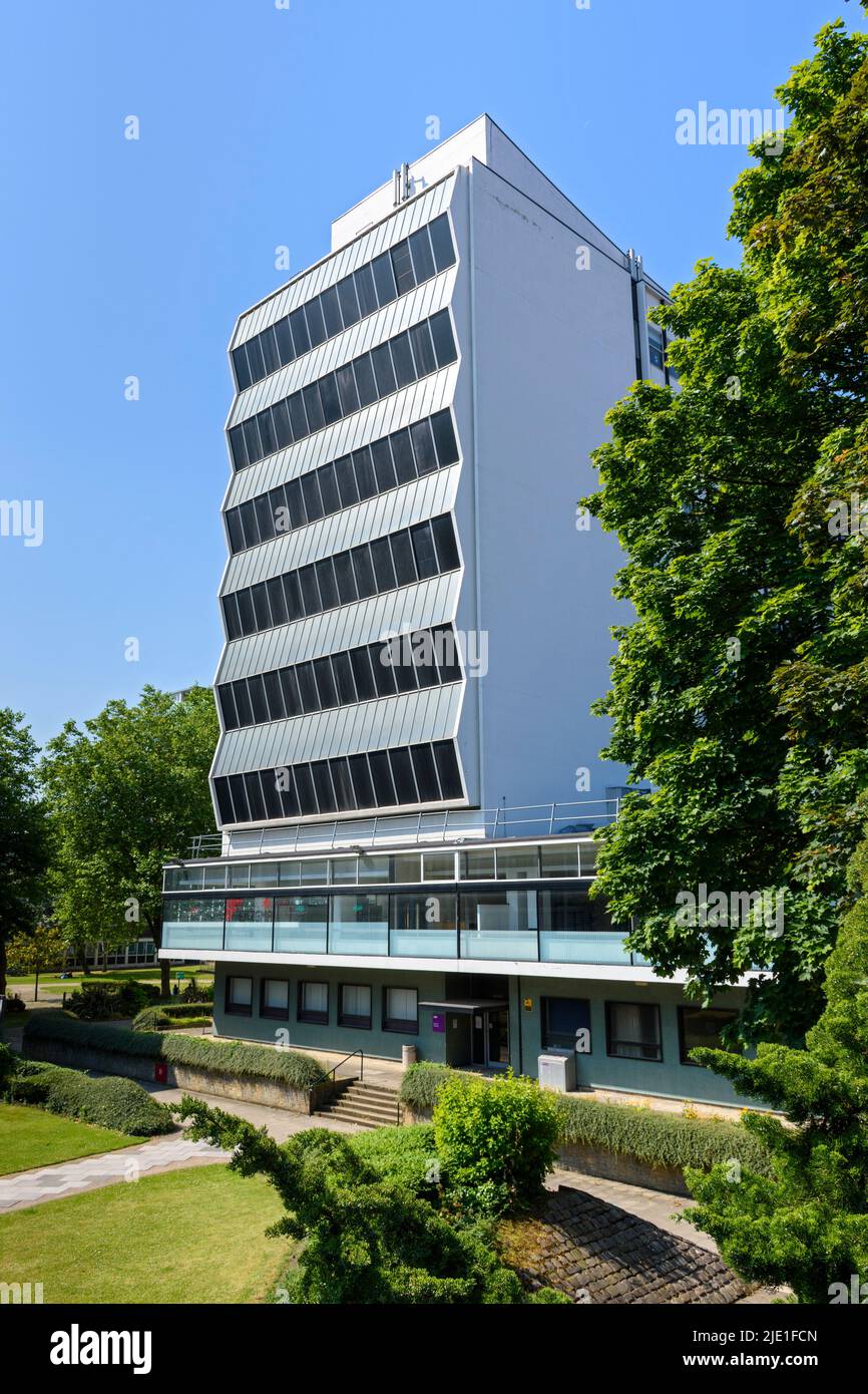 The Renold Building, on the former UMIST campus, University of Manchester, Manchester, England, UK.  Cruickshank & Seward 1962. Stock Photo