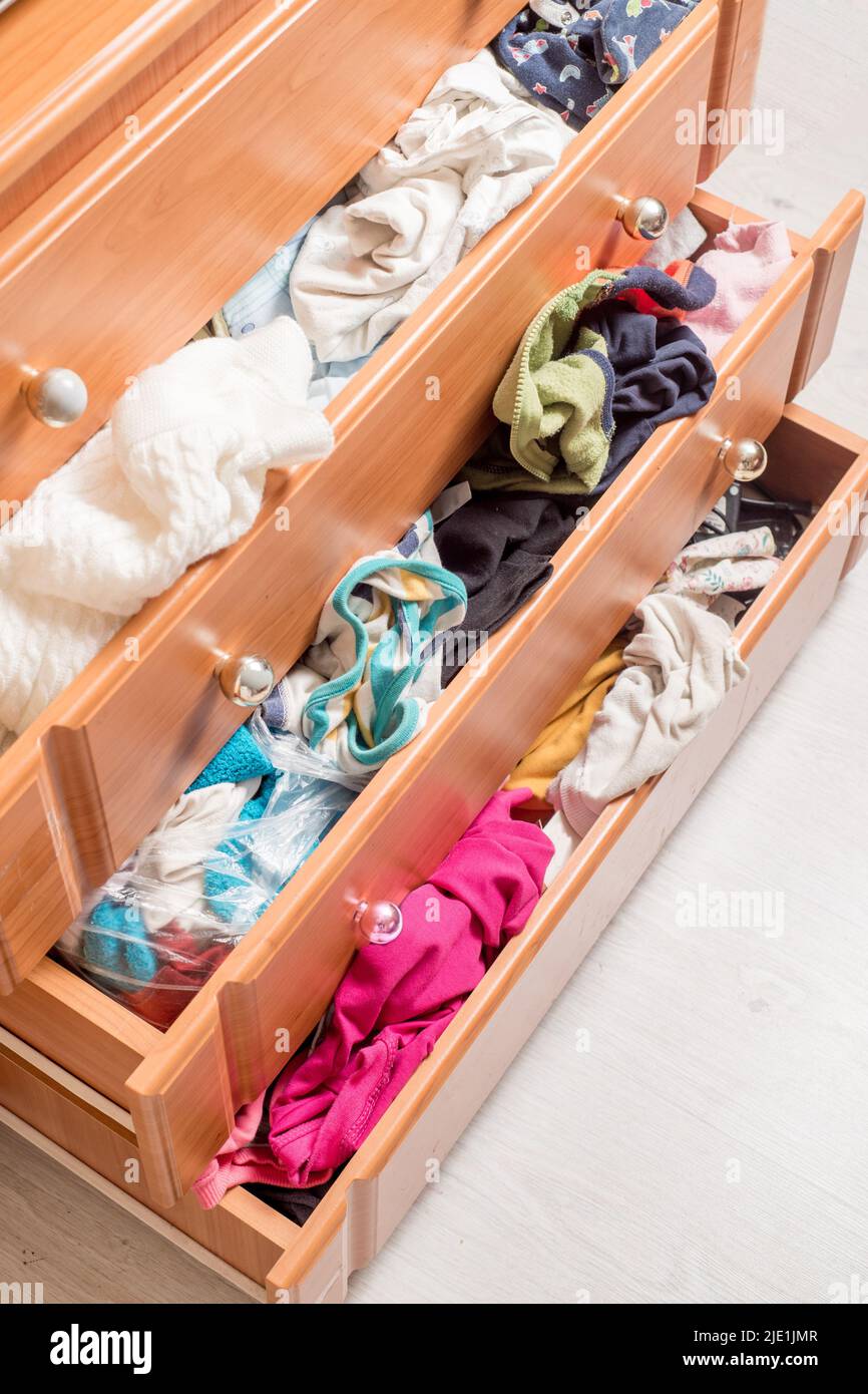 Chest of drawers clothes hi-res stock photography and images - Alamy