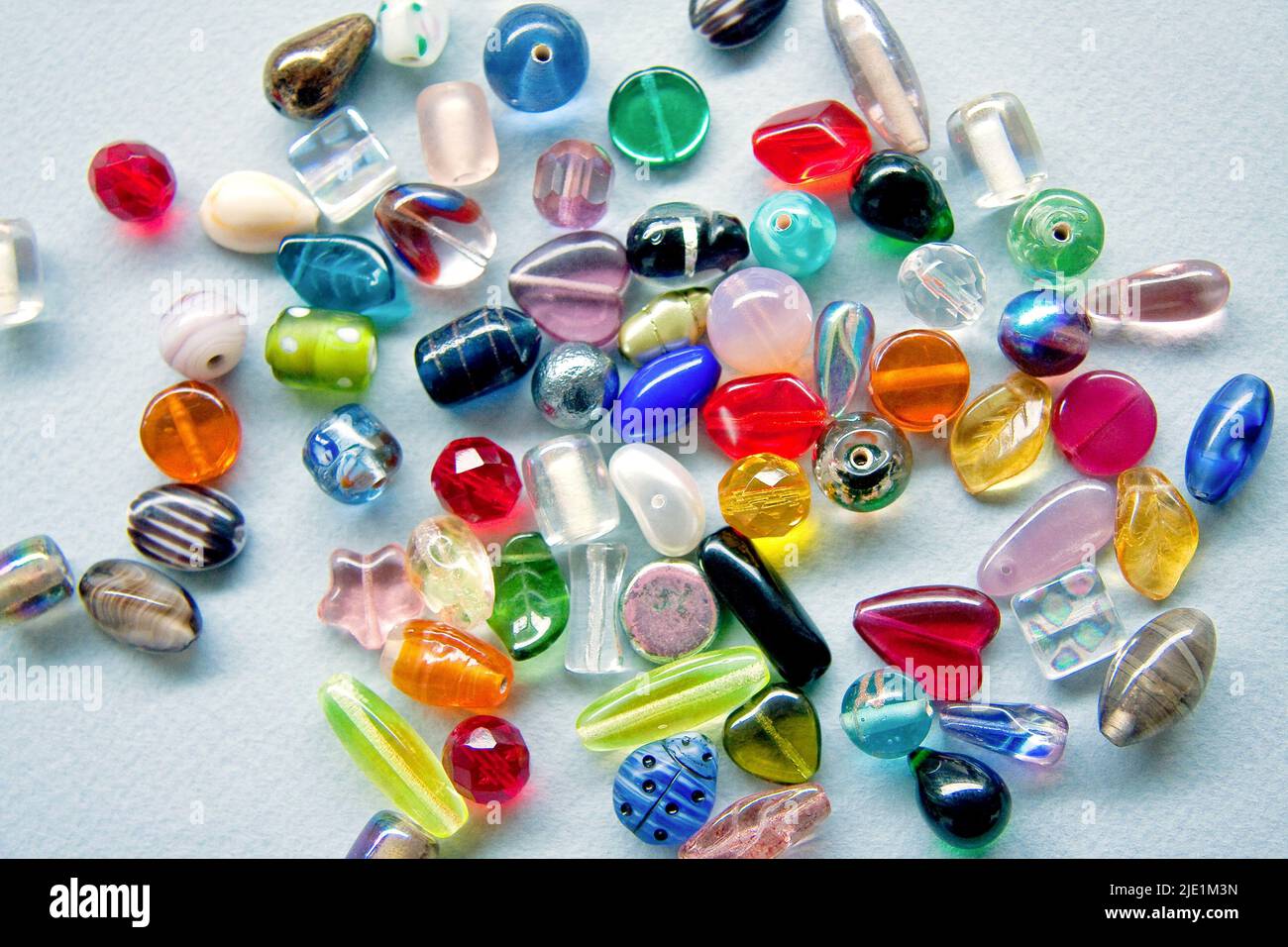 Colorful Glass Beads Stock Photo