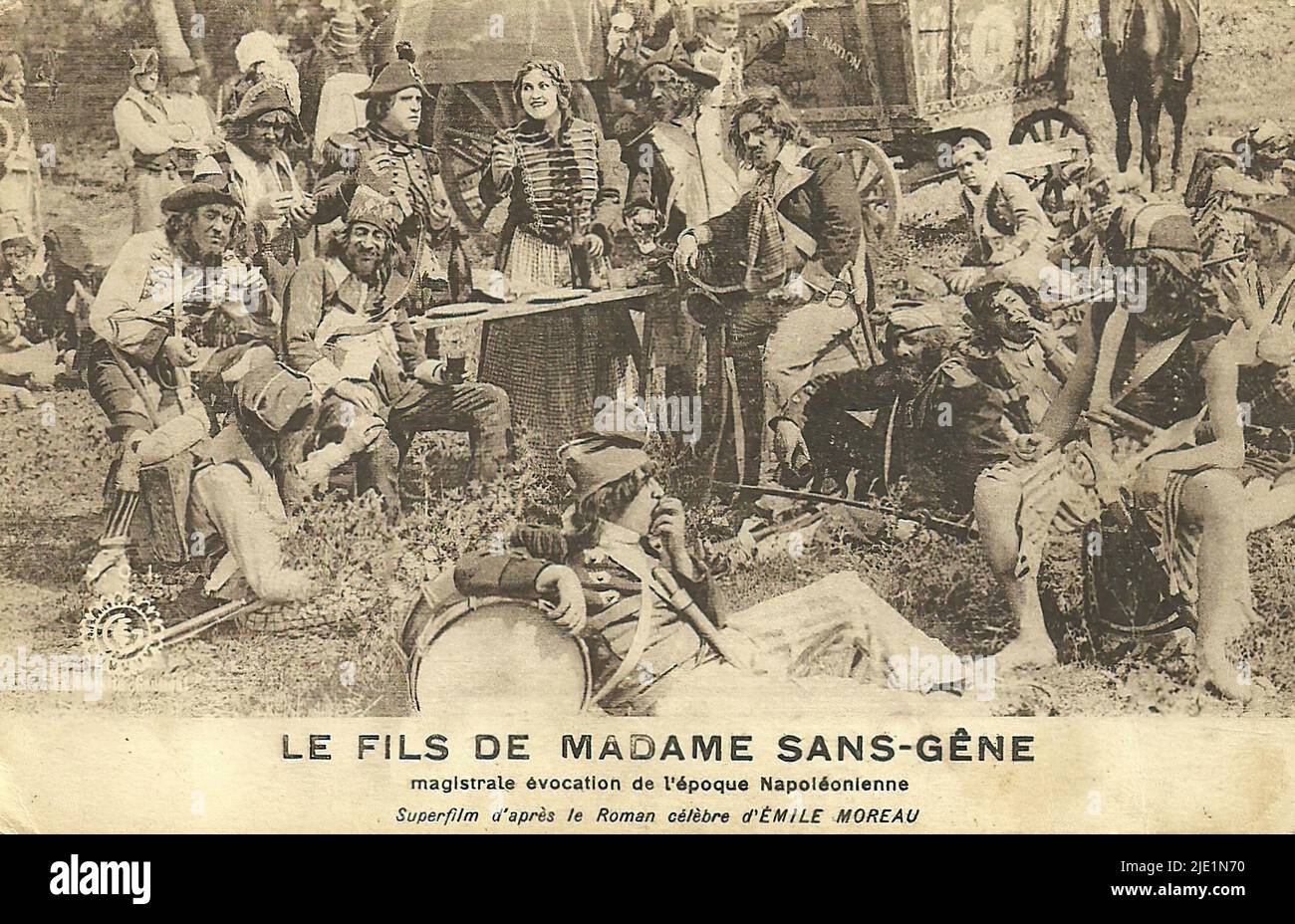 Il figlio di Madame Sans-Gêne (1921) - Italian silent movie Stock Photo