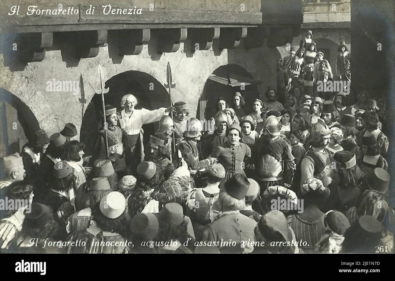 Il Fornaretto di Venezia 009 Italian silent movie Stock Photo Alamy