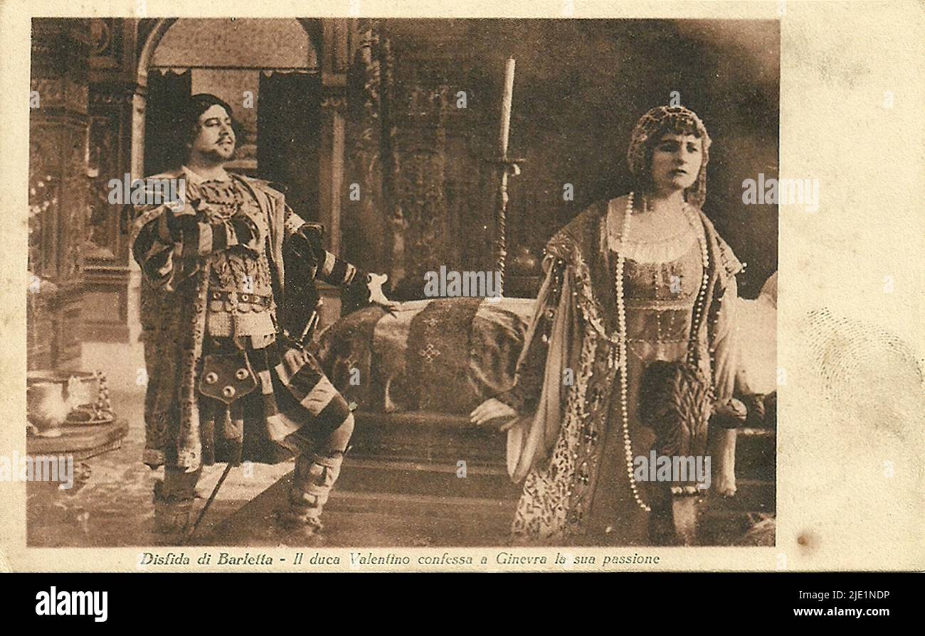 La disfida di Barletta Ettore Fieramosca (1915) 002 Italian silent