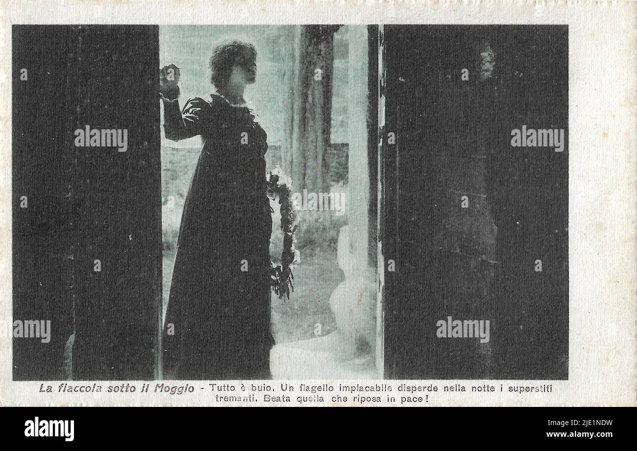 La fiaccola sotto il moggio (Ambrosio 1916) Italian silent cinema era
