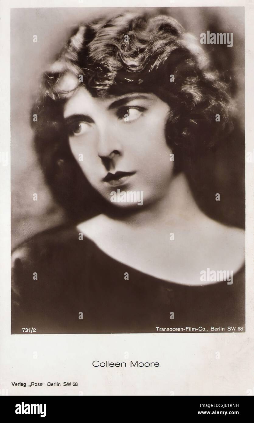 Portrait of Colleen Moore 002 - Hollywood silent movie actress Stock ...