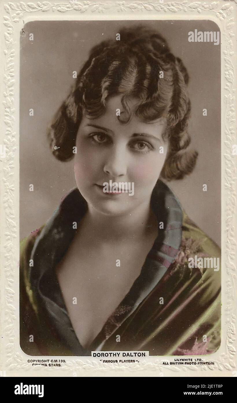 Portrait of Dorothy Dalton 003 Hollywood silent movie actress Stock