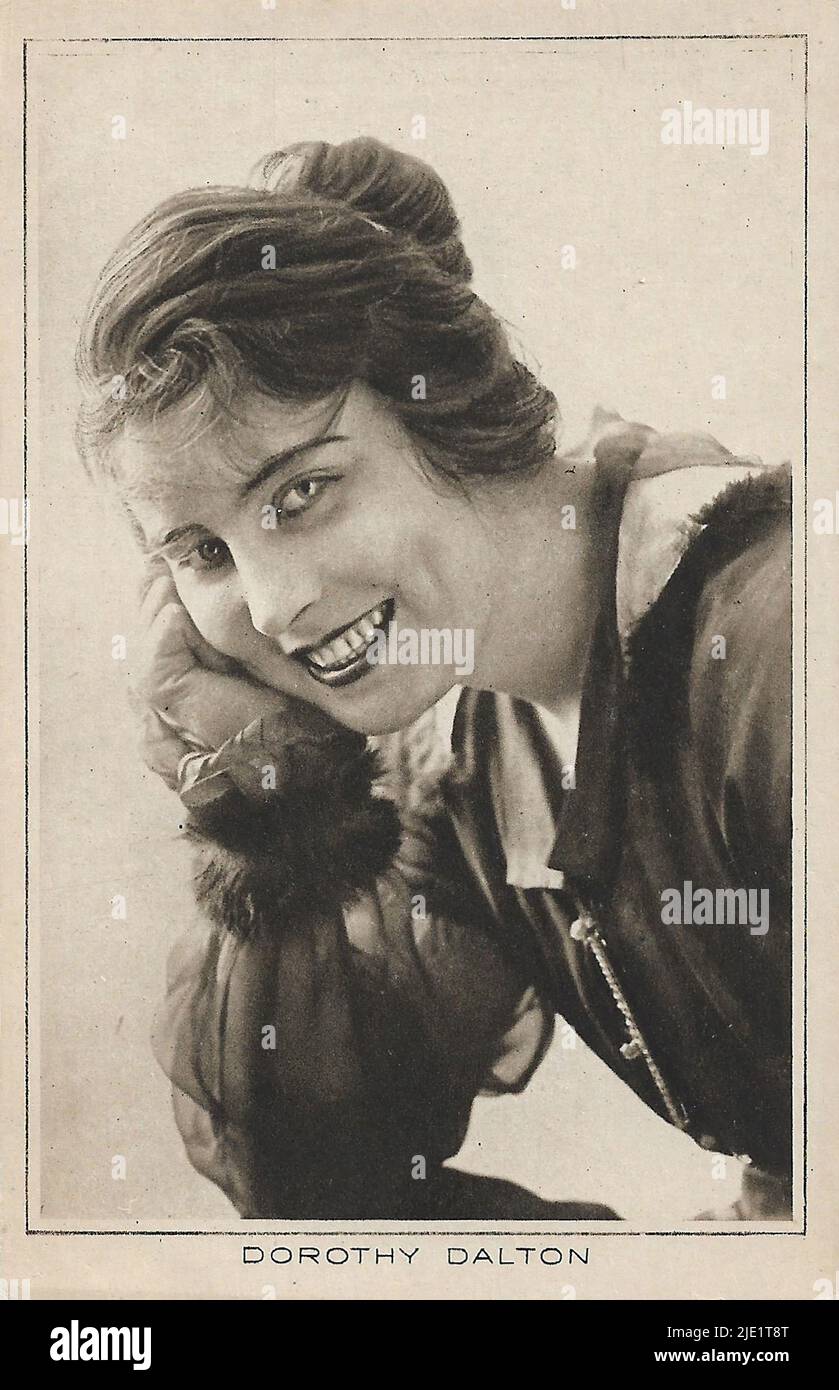 Portrait of Dorothy Dalton 001 Hollywood silent movie actress Stock
