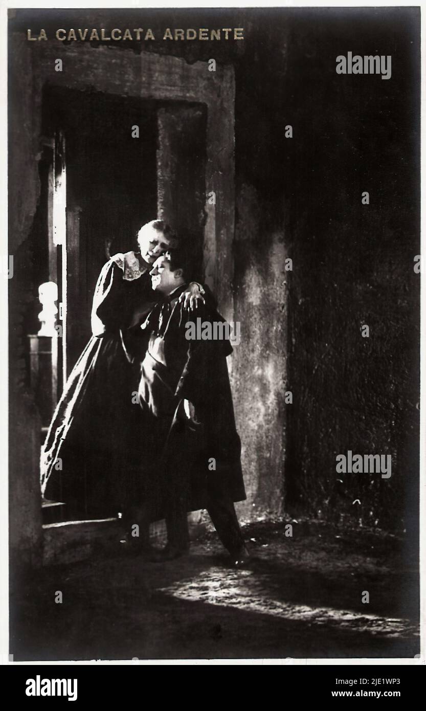 Portrait of Gabriel de Gravone & Jeanne Brindeau in La cavalcata