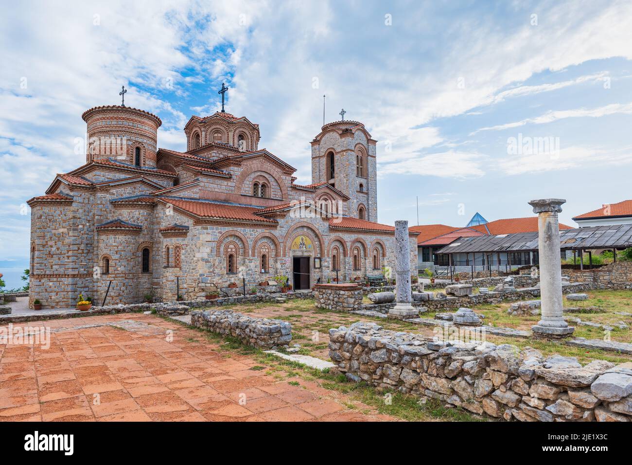 Church of St. Panteleimon by Lake Ohrid, Macedonia. One of the famous