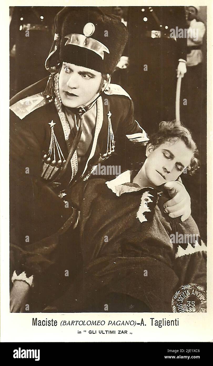 Portrait of Gli ultimi zar (1928) with Bartolomeo Pagano and Amilcare