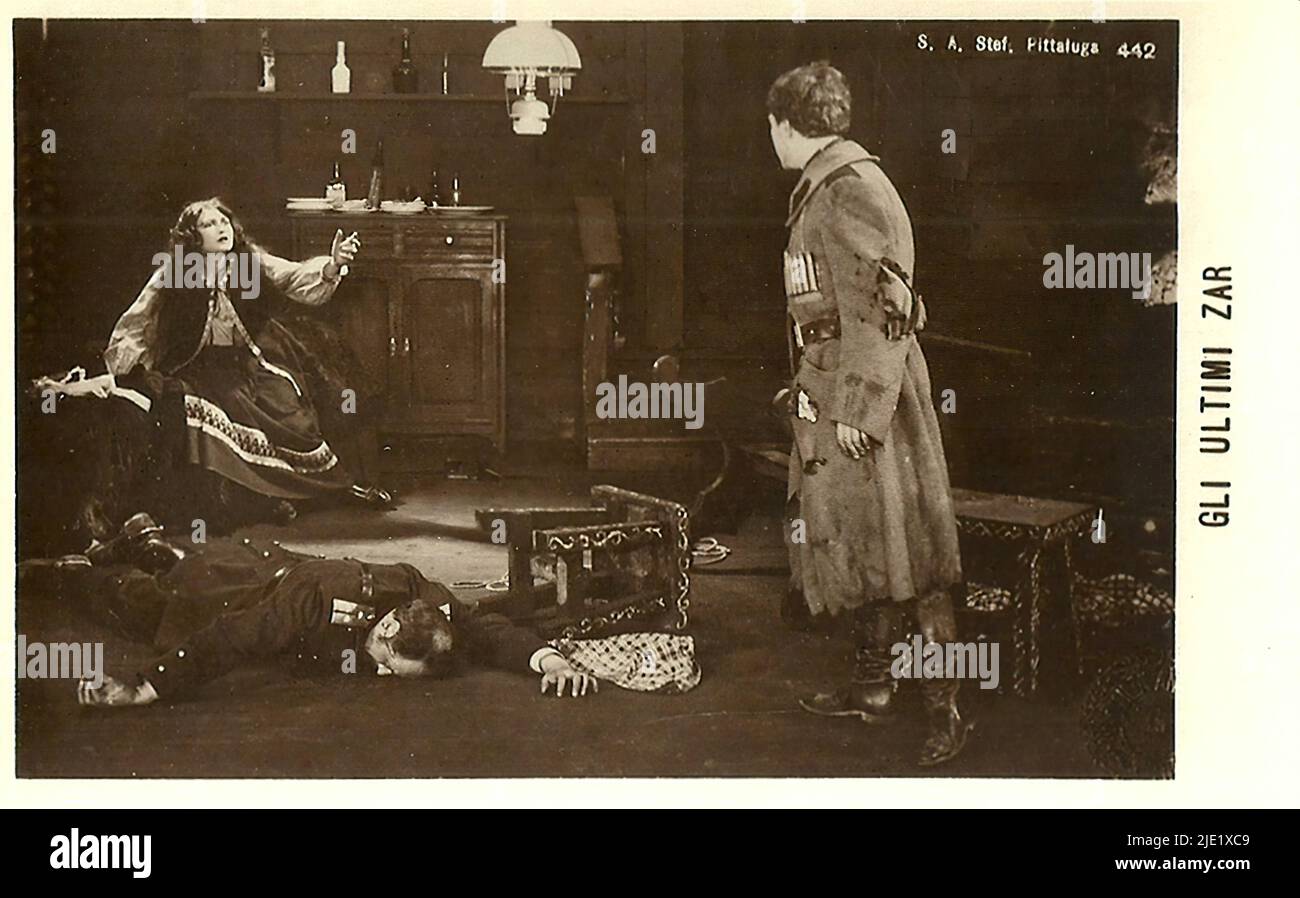 Portrait of Gli ultimi zar (1928) Italian silent cinema era actor